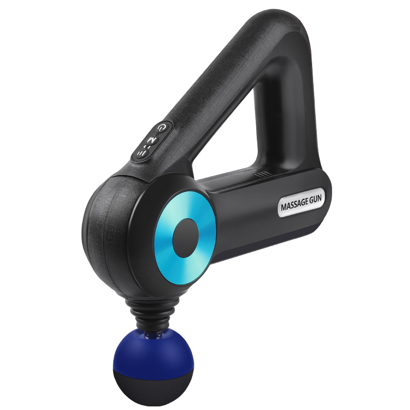 RelieveFlow™ Deep Tissue Massage Gun — 12 Heads, 6 Speeds, 4hr Battery