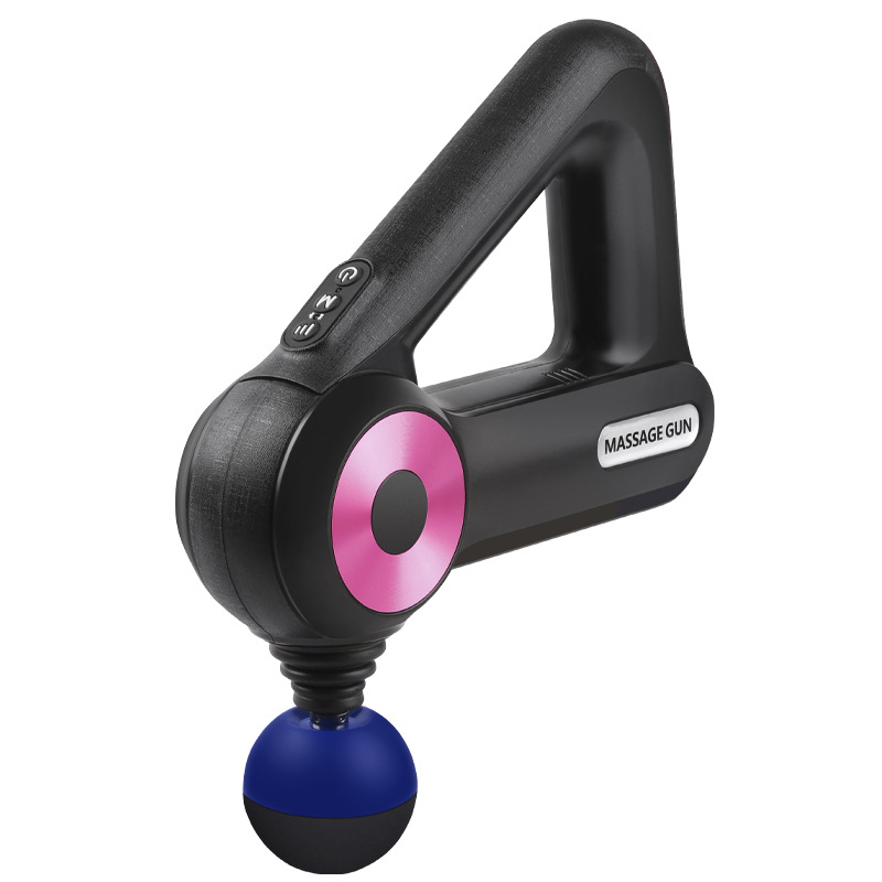 RelieveFlow™ Deep Tissue Massage Gun — 12 Heads, 6 Speeds, 4hr Battery
