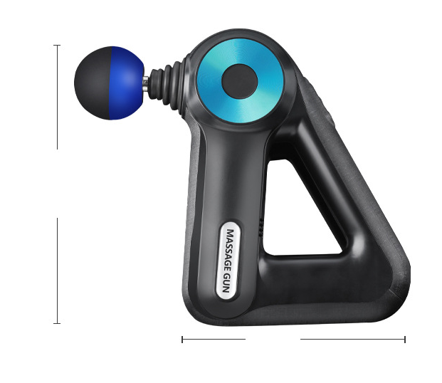 RelieveFlow™ Deep Tissue Massage Gun — 12 Heads, 6 Speeds, 4hr Battery